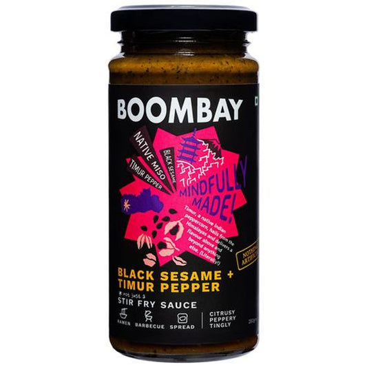 Black Sesame + Timur Pepper Stir Fry Sauce - Citrusy & Peppery