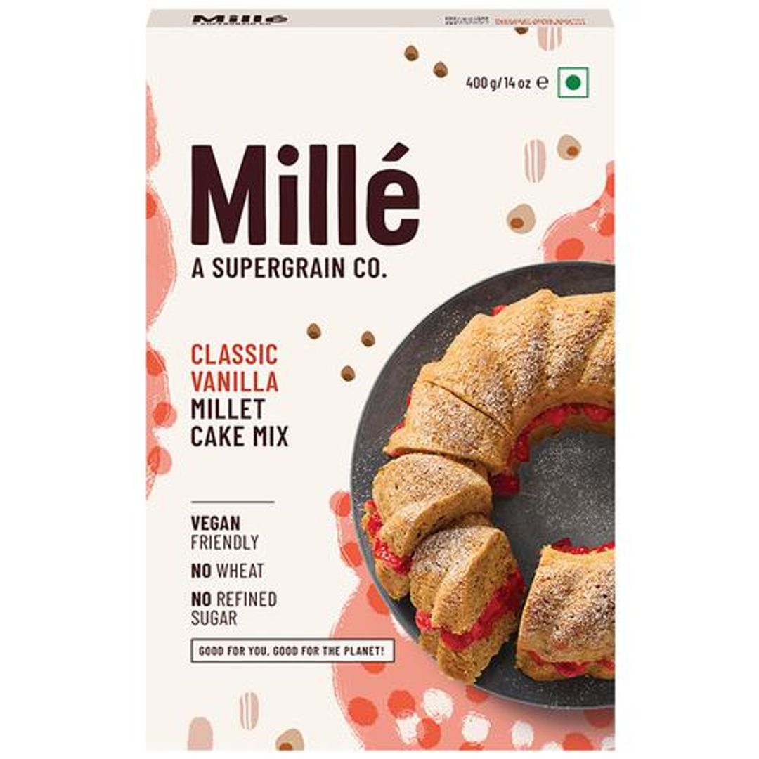 Classic Vanilla Millet Cake Mix - No Wheat, No Refined Sugar, Vegan Friendly