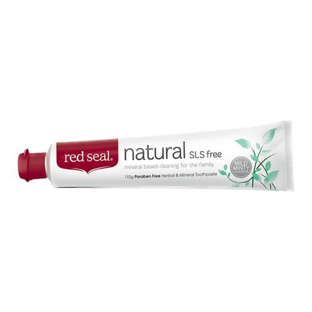 Natural SLS Free Herbal & Mineral Toothpaste - Mild Minty Flavour