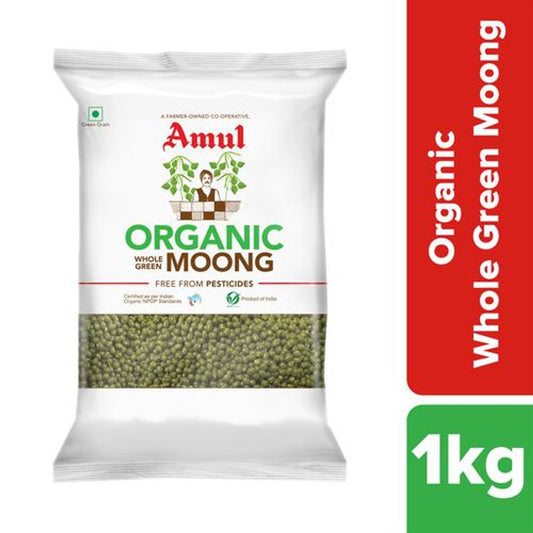 Organic Whole Green Moong Dal