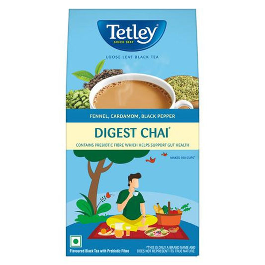 Digest Chai Loose Leaf Flavoured Black Tea - Fennel, Cardamom & Black Pepper