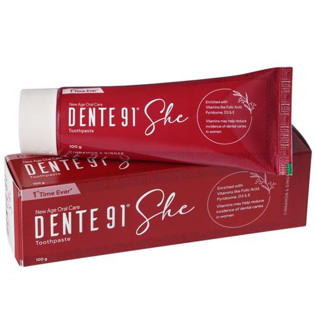 She Toothpaste - Cinnamon & Ginger Flavour