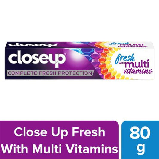 Complete Fresh Protection Gel Toothpaste - With Multi Vitamin Formula, Gives 12 Oral Care Benefits