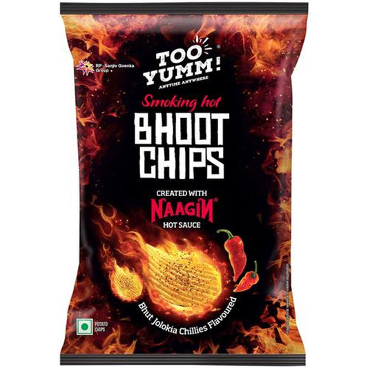 Bhoot Potato Chips - Bhut Jolokia Chillies Flavour, Created With Naagin Hot Sauce