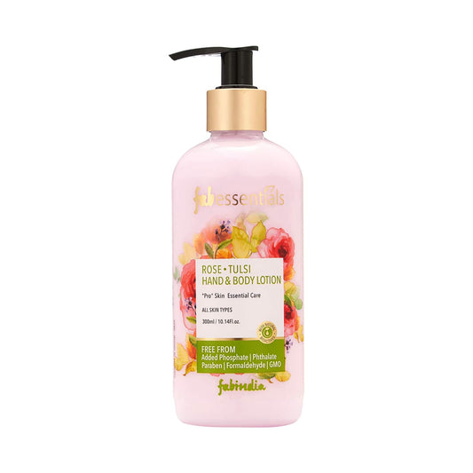 Fabessentials by Fabindia Rose Tulsi Hand & Body Lotion (300ml)