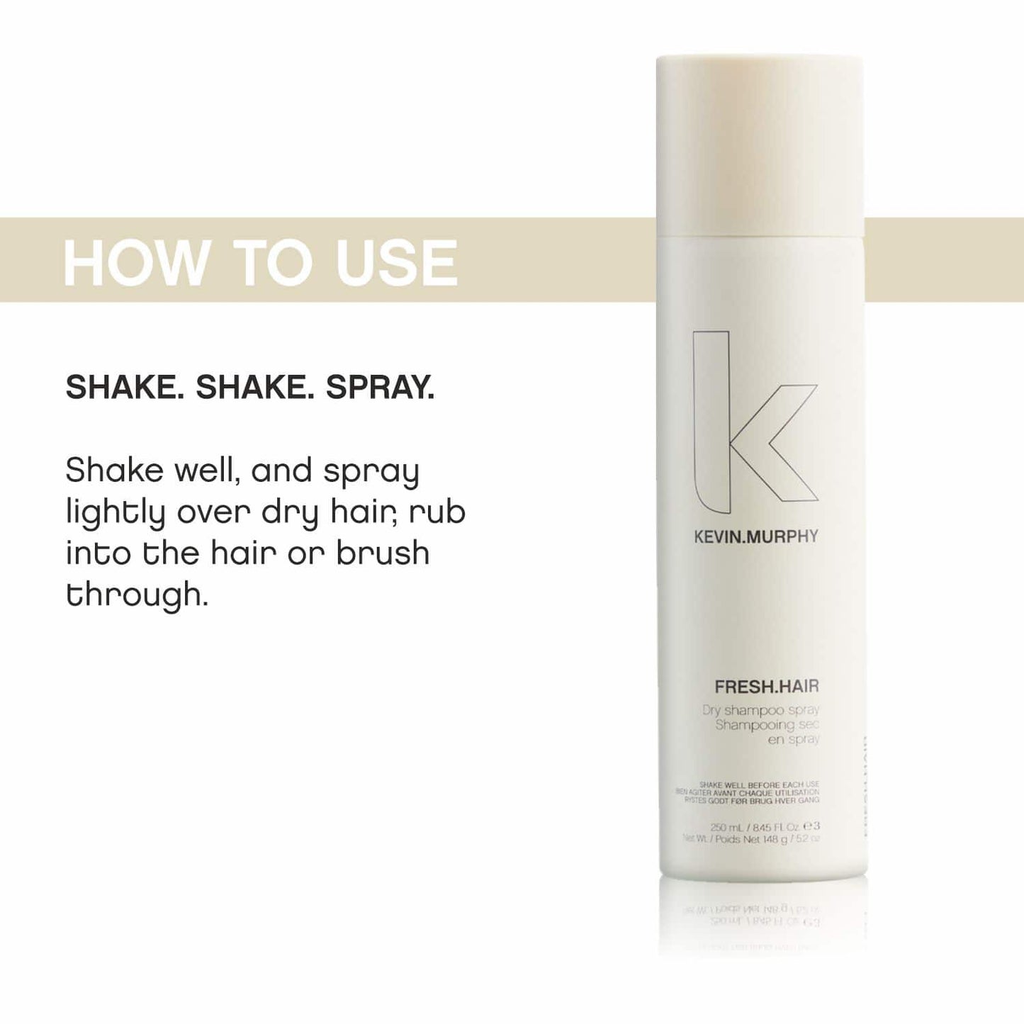 Kevin Murphy Fresh Hair Dry Shampoo Spray (250ml)