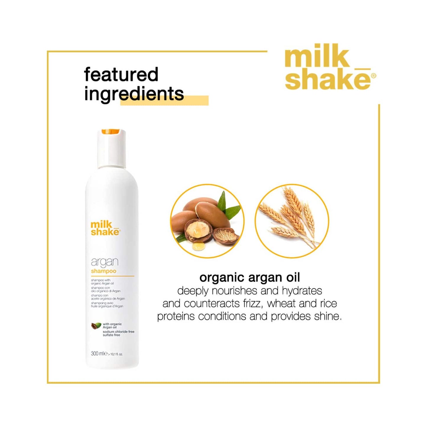 Milk Shake Argan Shampoo (300ml)