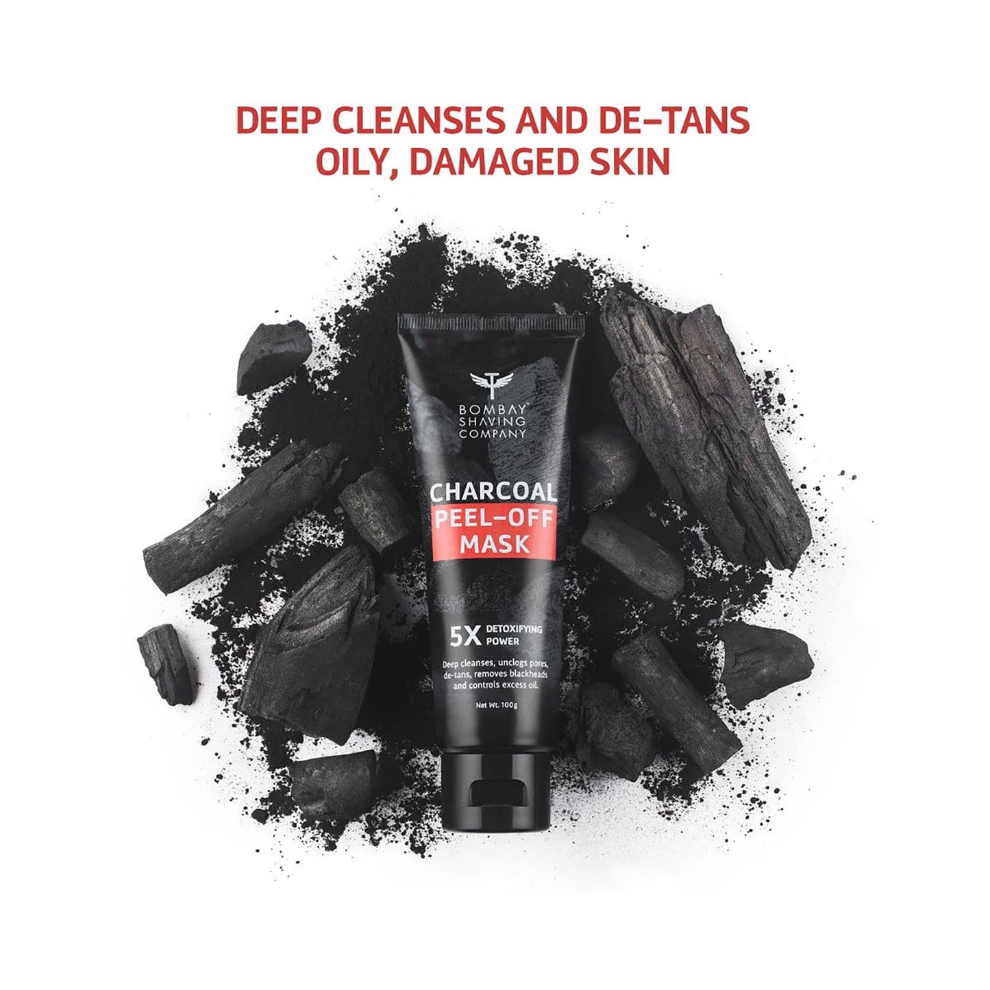 Bombay Shaving Company Activated Charcoal Peel Off Mask (100g)