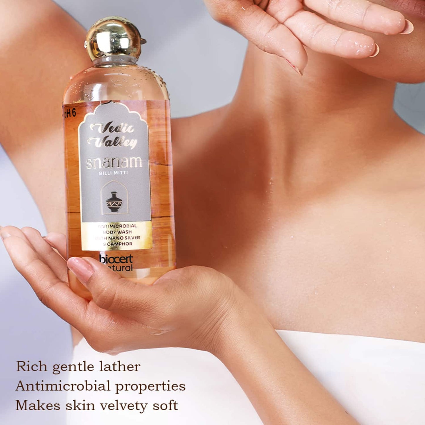 Vedic Valley Geeli Mitti Natural Body Wash - (300ml)