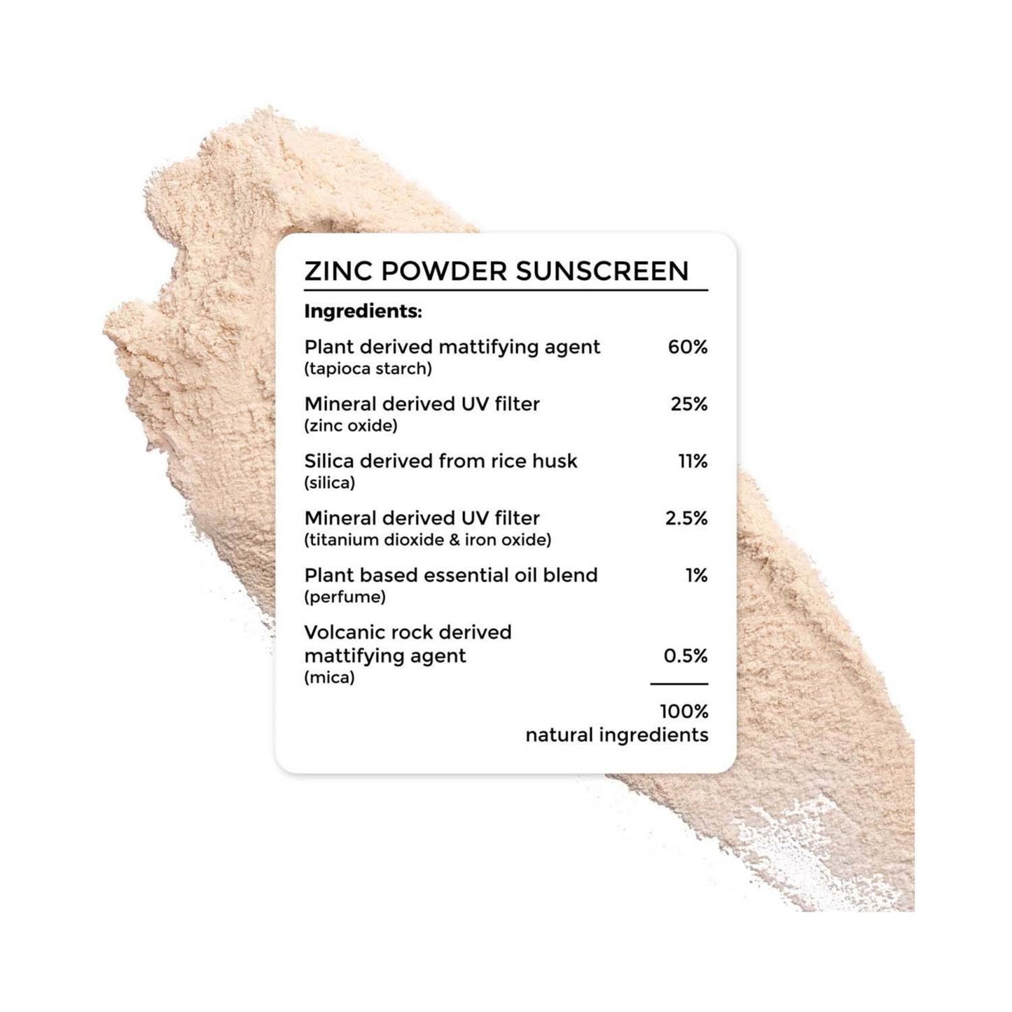 Brillare Zinc Powder Sunscreen SPF 50 (4g)