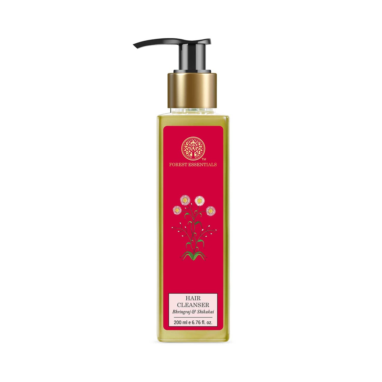 Forest Essentials Bhringraj & Shikakai Hair Cleanser Shampoo (200ml)
