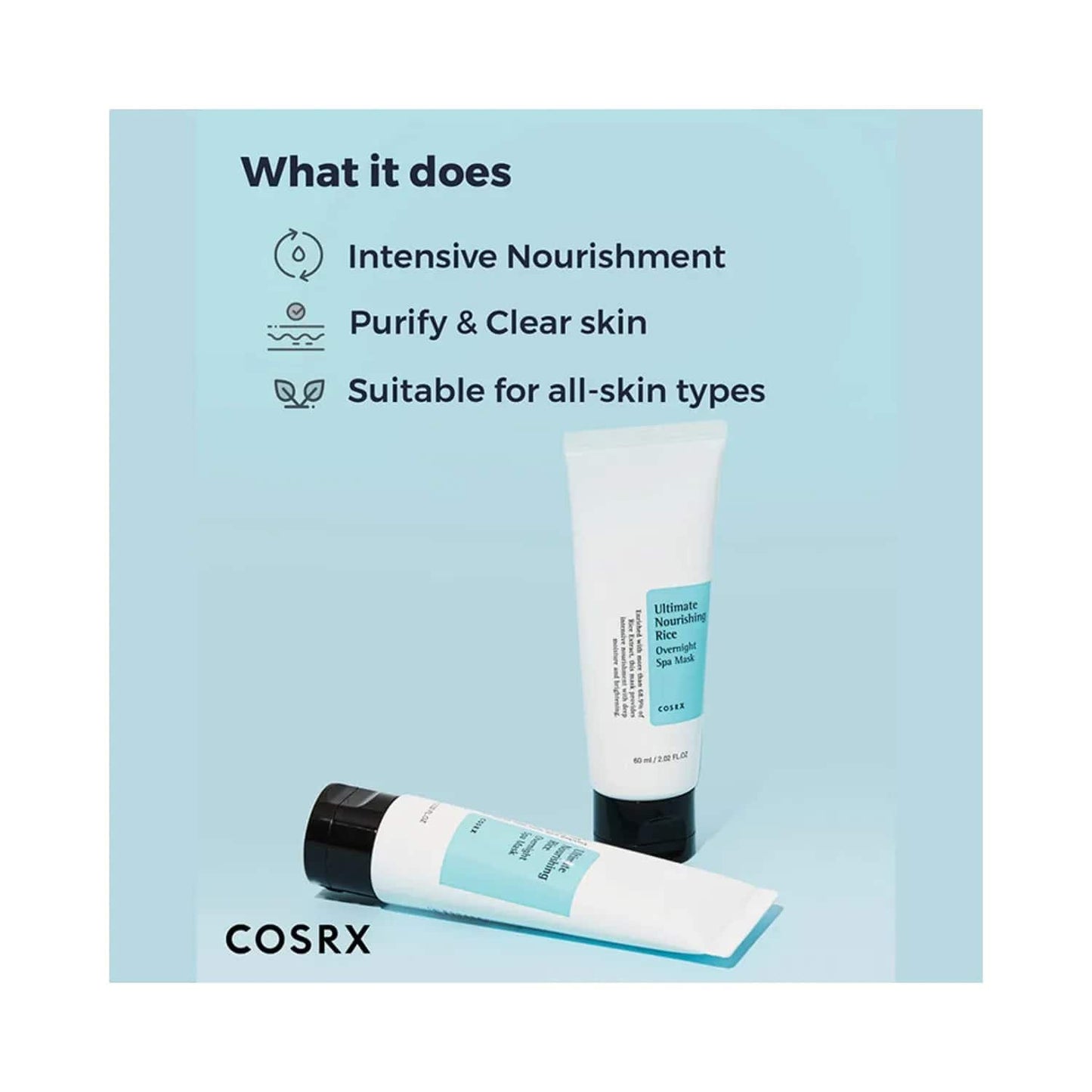 COSRX Ultimate Nourishing Rice Overnight Spa Mask (60ml)