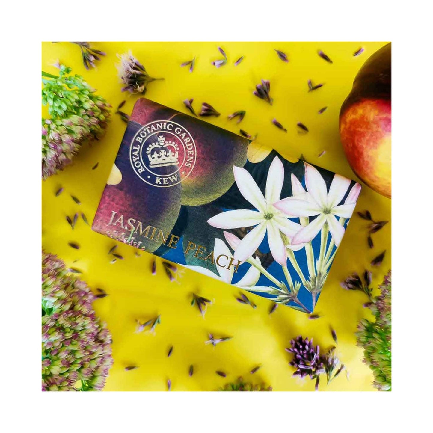 The English Soap Company Royal Botanic Gardens Kew Jasmine Peach Soap (240g)