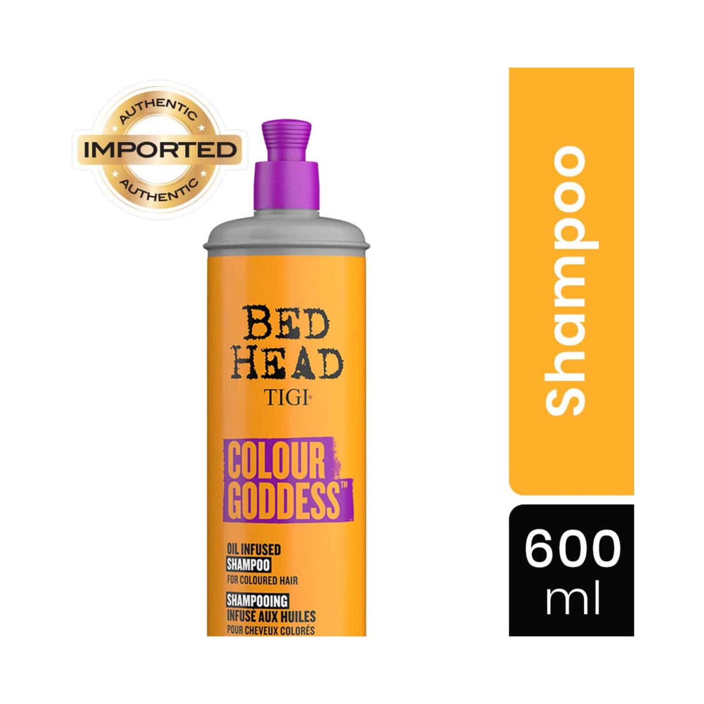 TIGI Bed Head Color Goddess Oil Infused Shampoo For Colored Hair (600ml)