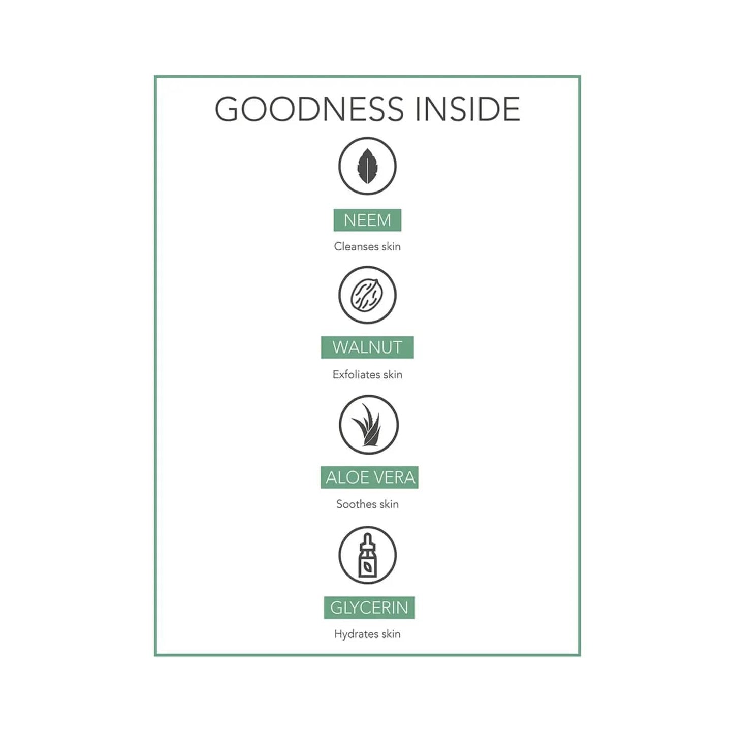 Fabessentials by Fabindia Neem Aloe Vera Glycerine Bathing Bar (100g)