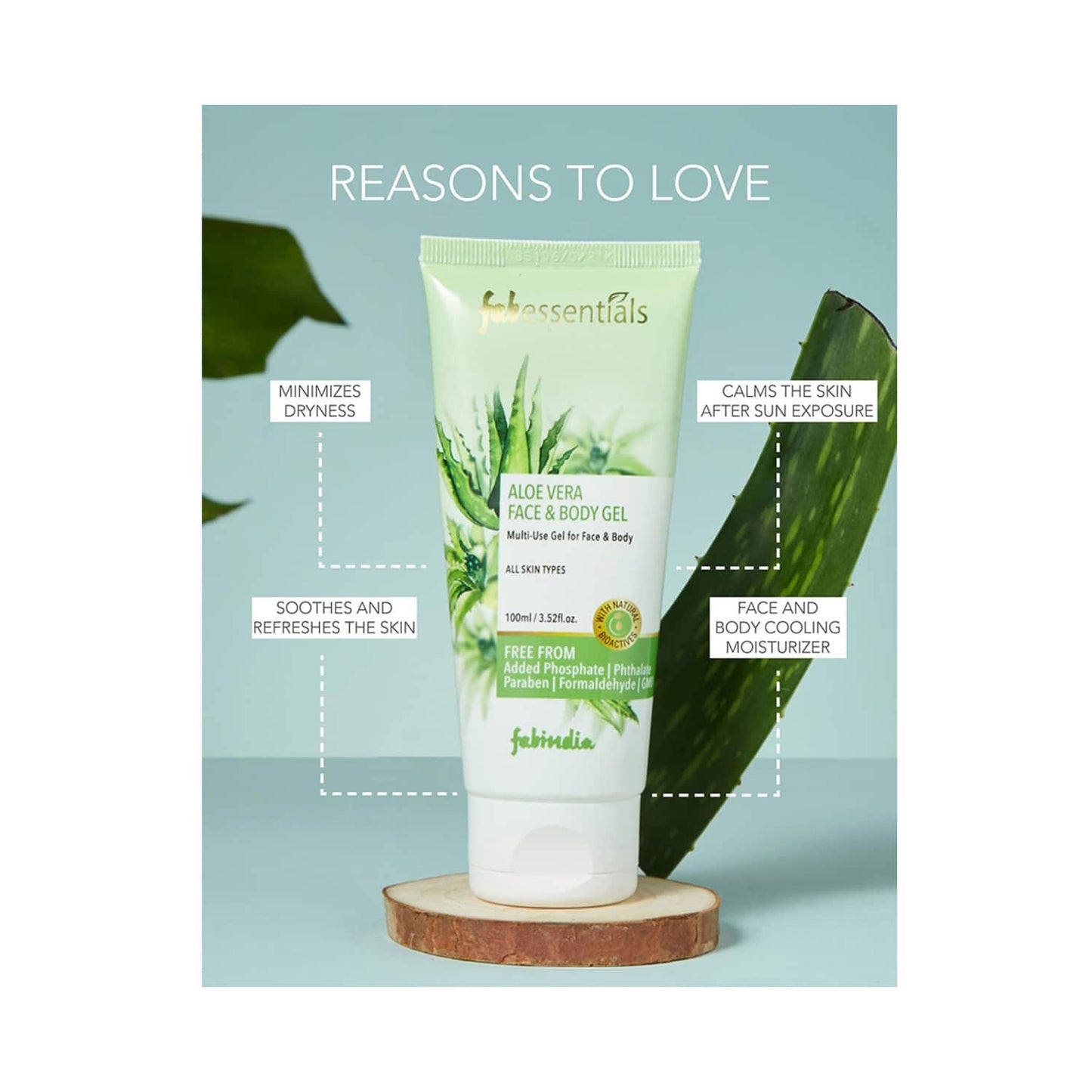 Fabessentials by Fabindia Aloe Vera Face & Body Gel (100ml)