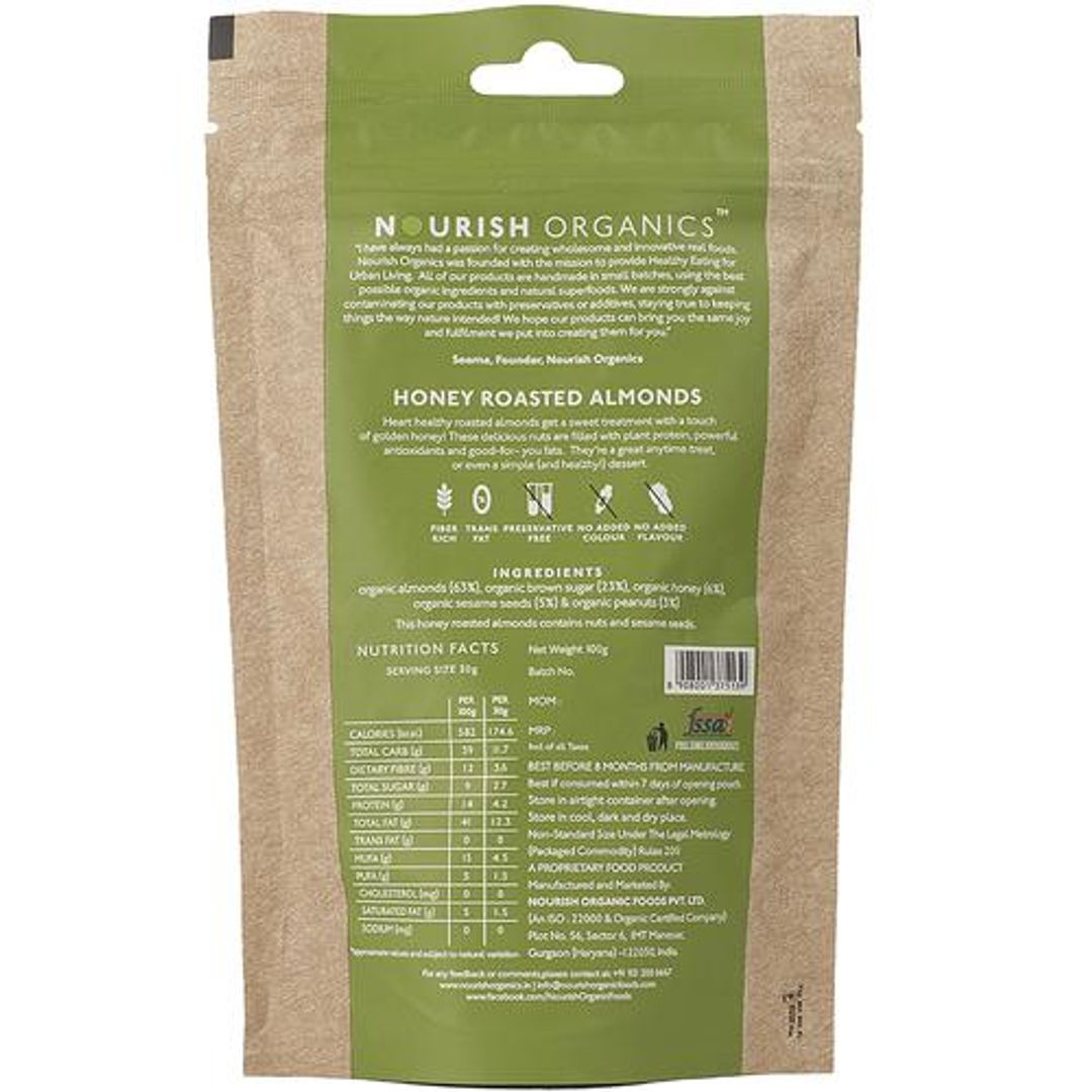 Honey Roasted Almonds - Healthy & Delicious, Gluten-Free