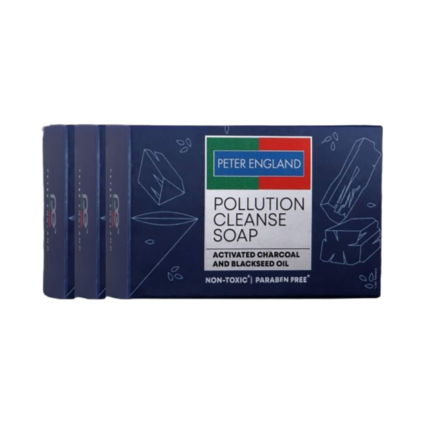 Peter England Pollution Cleanse Soap (3pcs)