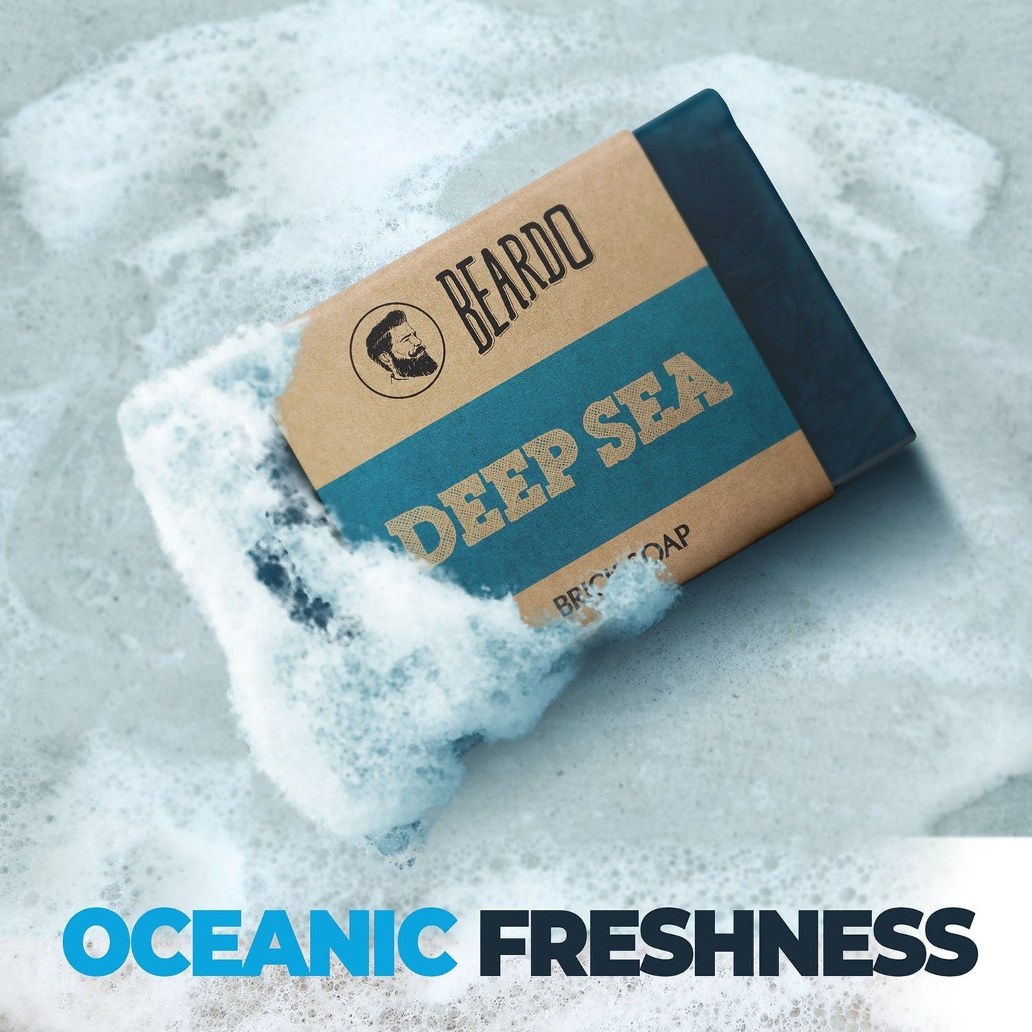 Beardo Deep Sea Bathing Brick Soap (125g)