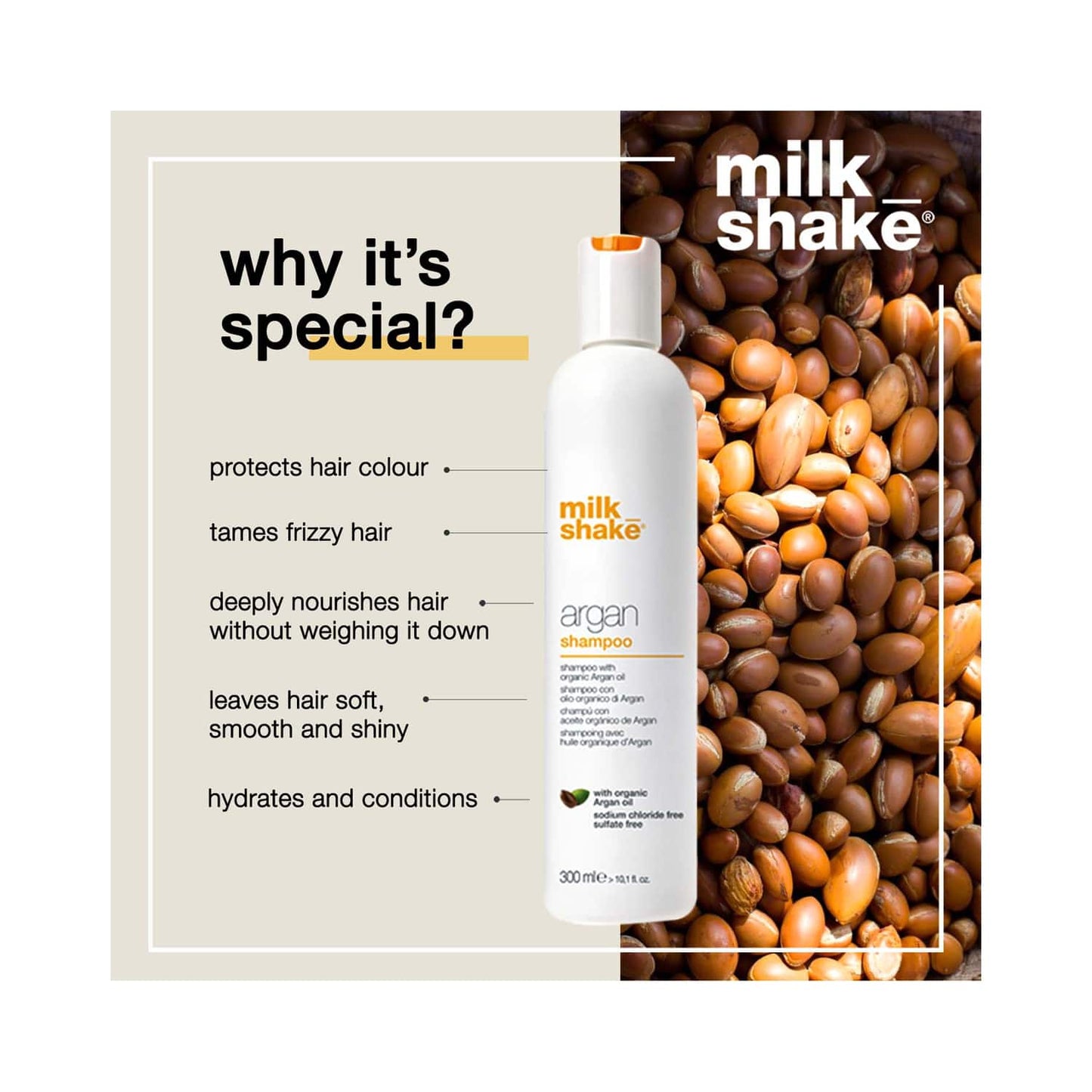 Milk Shake Argan Shampoo (300ml)