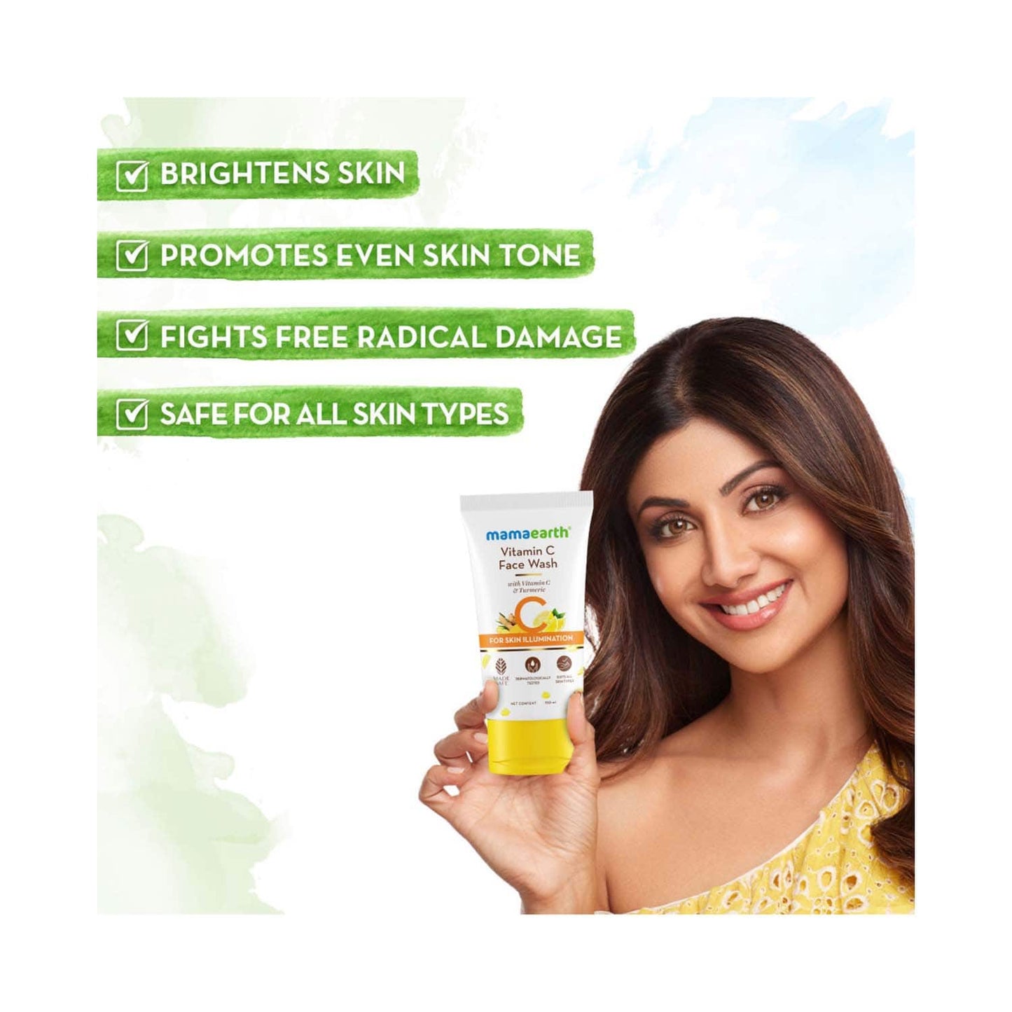 Mamaearth Vitamin C Face Wash (150 ml)