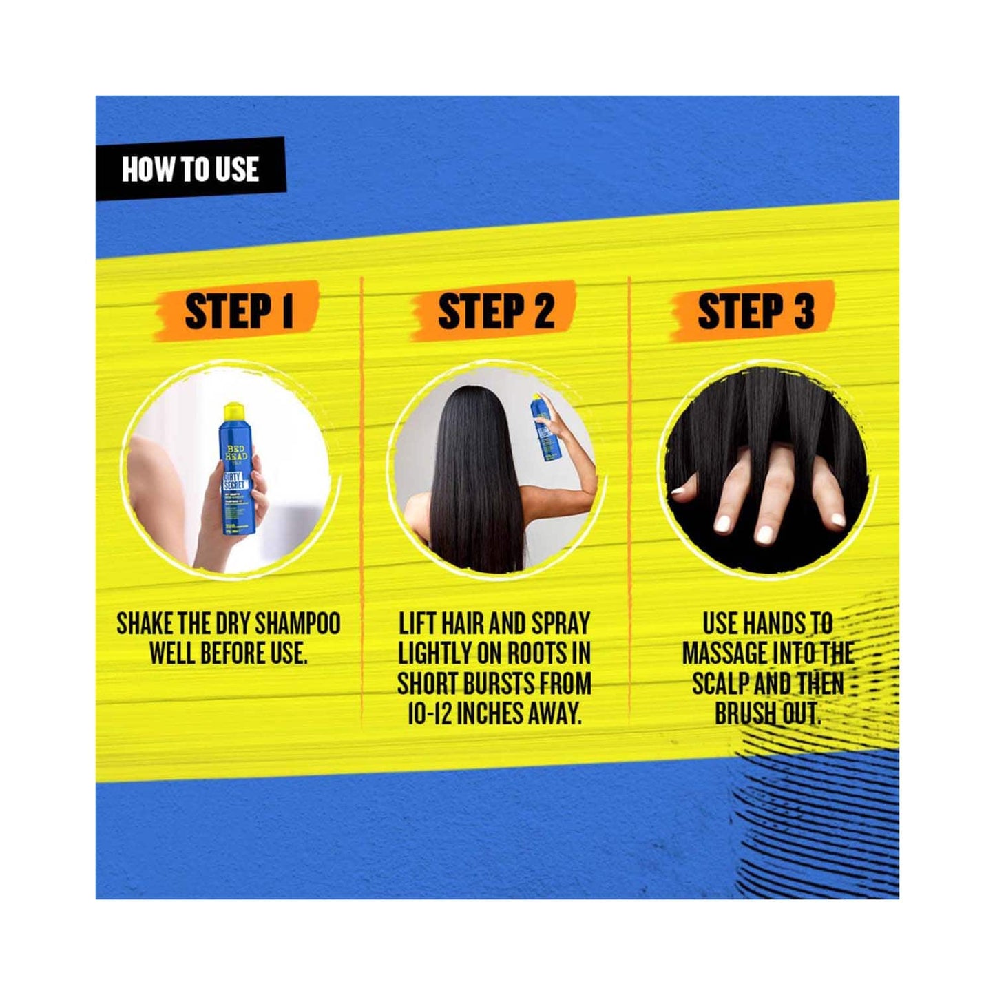 TIGI Bed Head Dirty Secret Instant Refresh & Go For Day 2 Hair Dry Shampoo Spray (300ml)