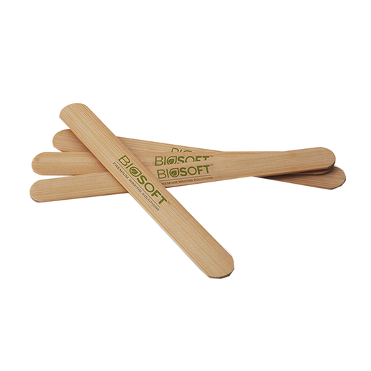 BIOSOFT Disposable Wax Spatuala Essentials (100Pcs)