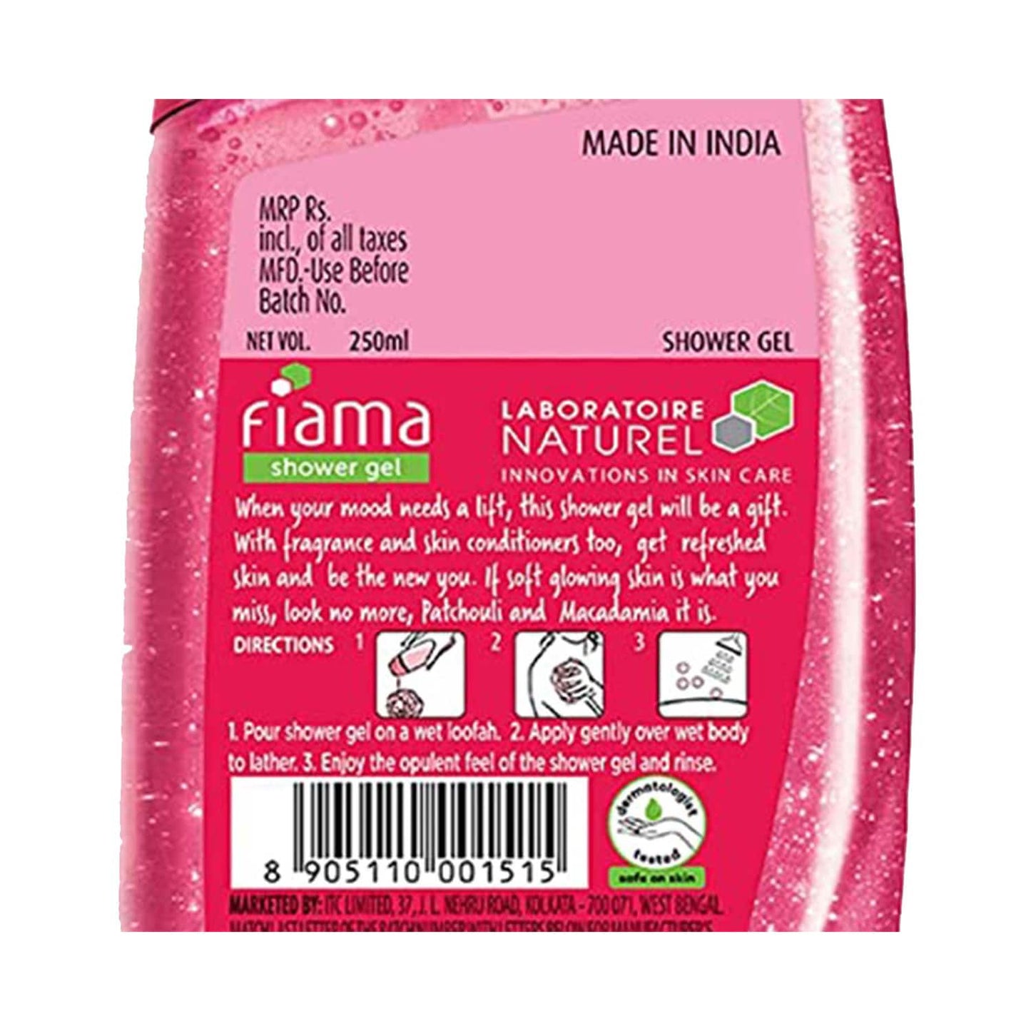 Fiama Patchouli & Macadamia Shower Gel With Skin Conditioners (250ml)