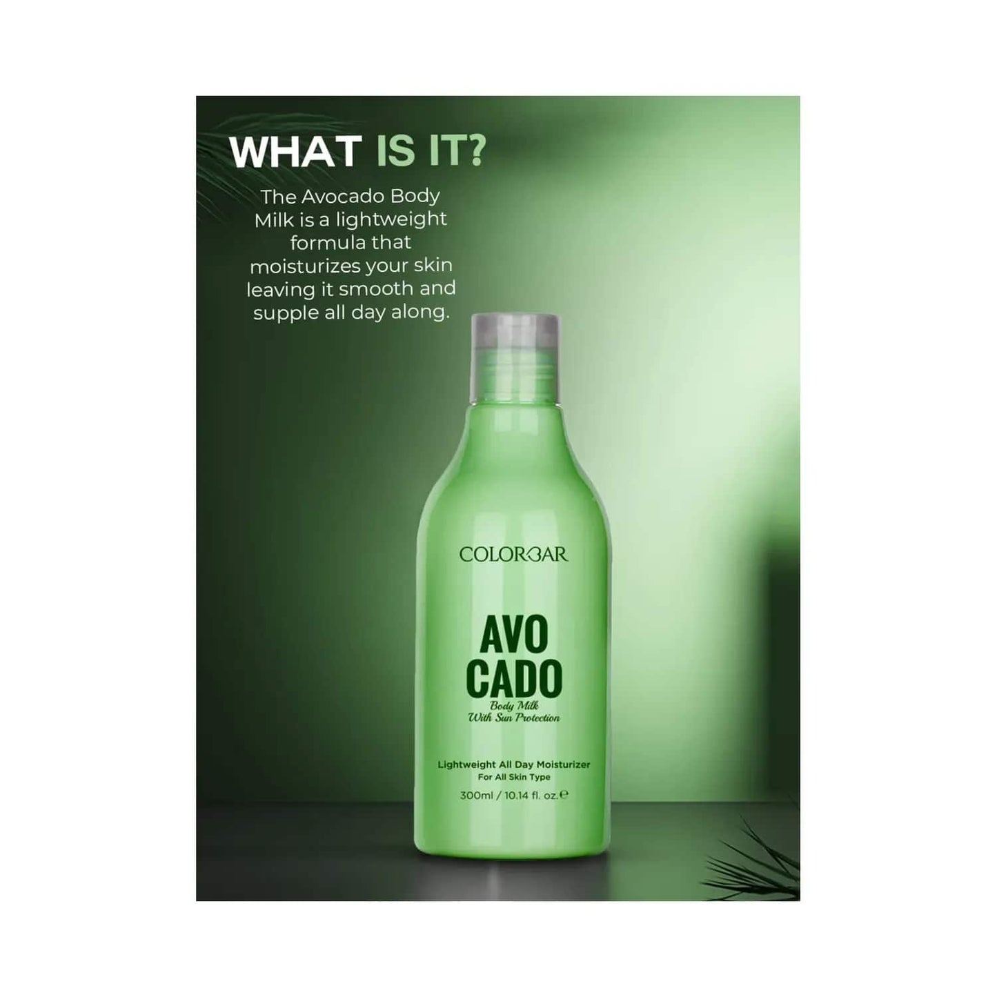 Colorbar Avocado Body Milk With Sun Protection Lightweight Moisturiser (300ml)