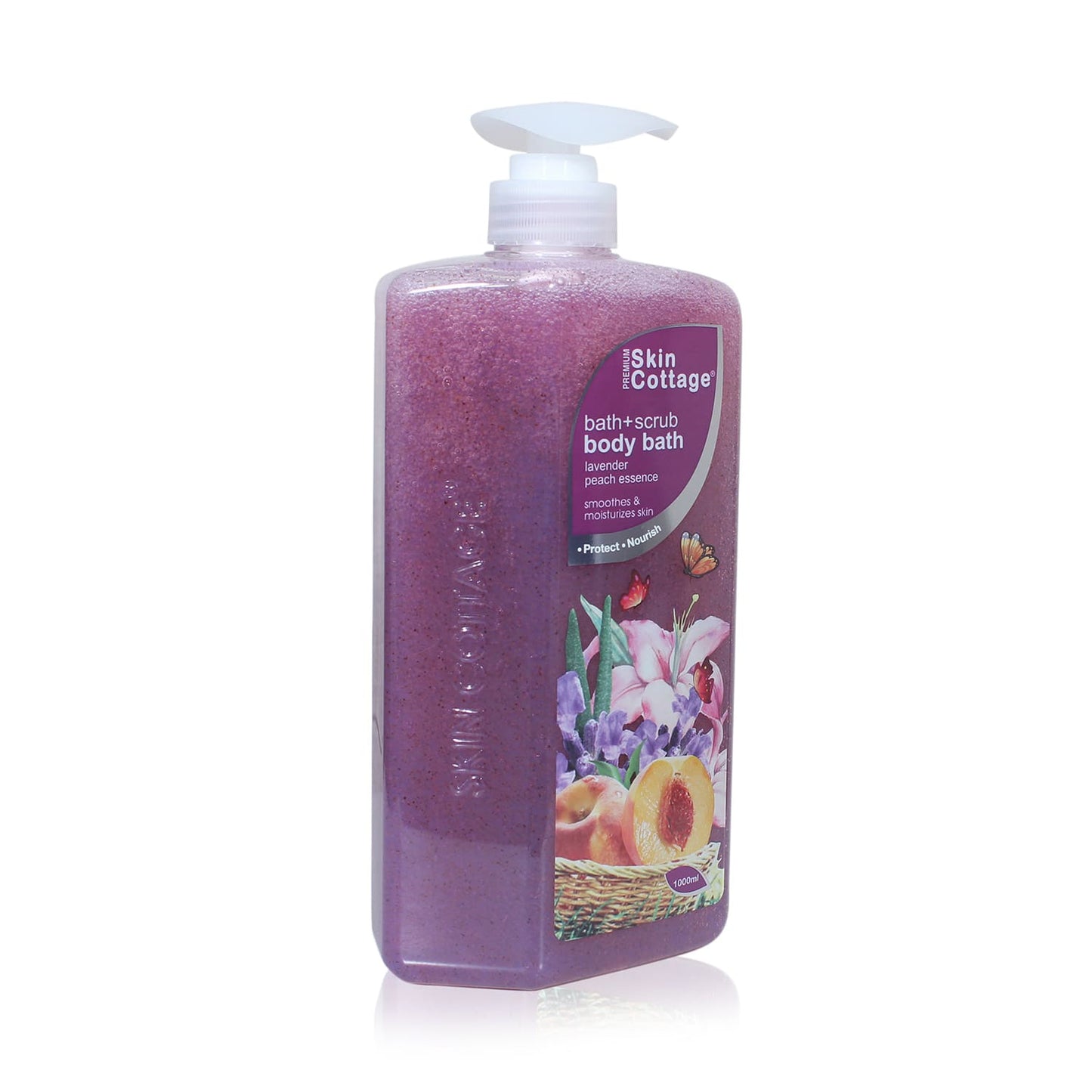 SKIN COTTAGE Lavender Peach Body Bath + Scrub (1000ml)
