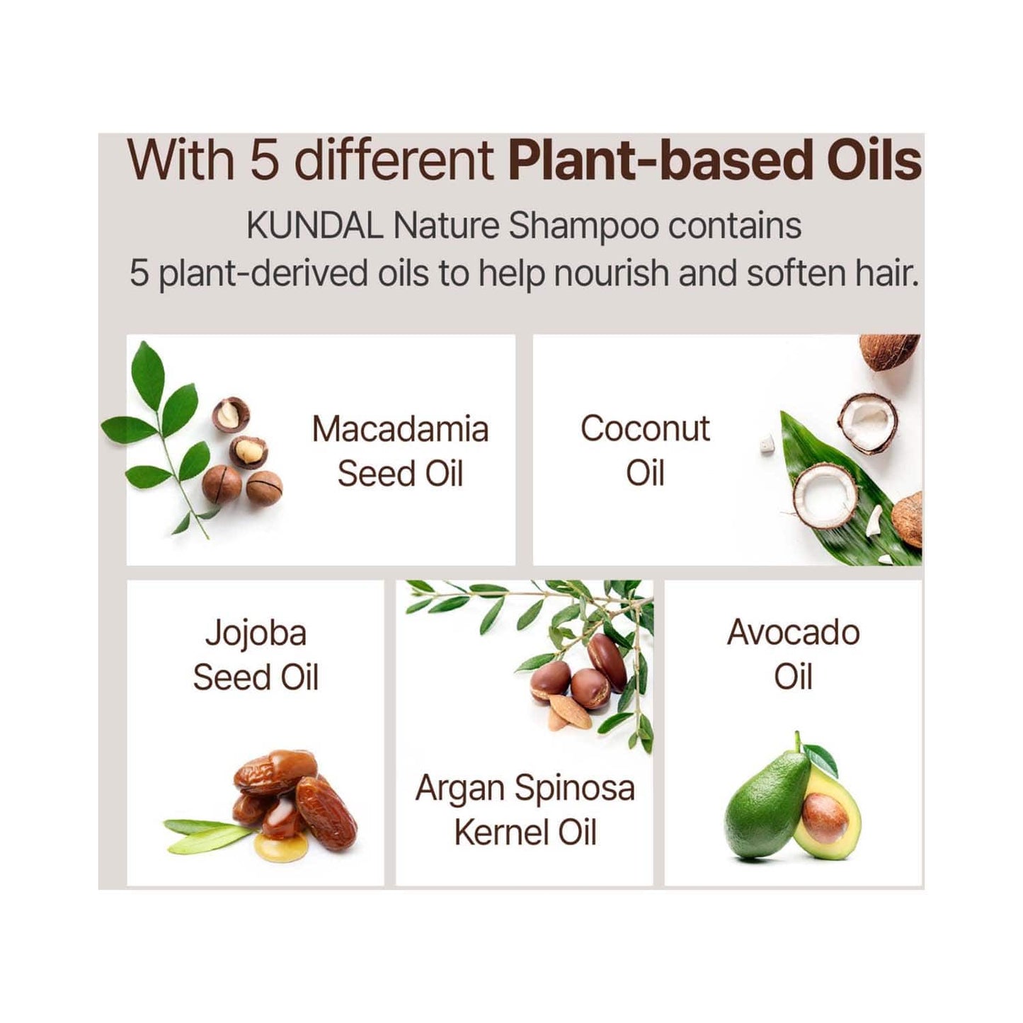 Kundal Pink Grapefruit Honey & Macadamia Nature Shampoo (500ml)