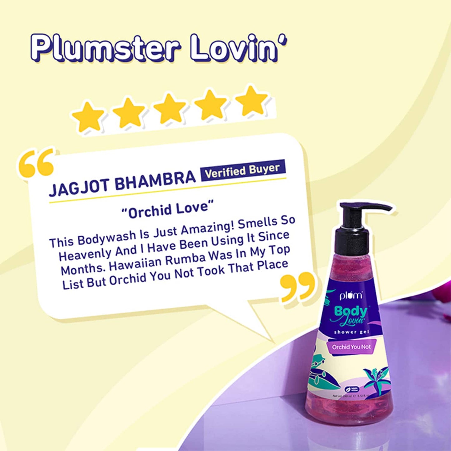 Plum Bodylovin' Orchid-You-Not Shower Gel - (240ml)