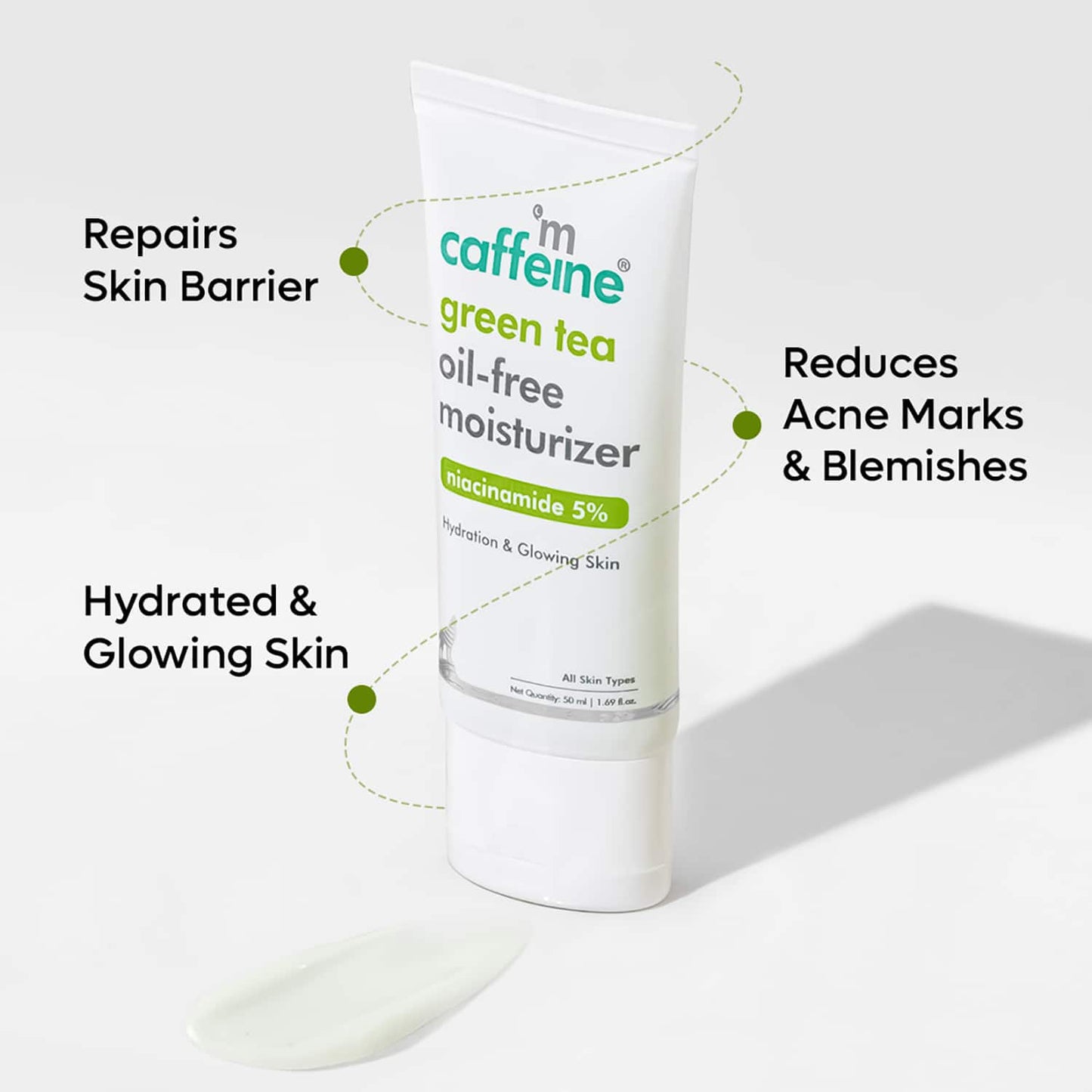 mCaffeine Green Tea Oil-Free Moisturizer with Niacinamide 5% (50ml)