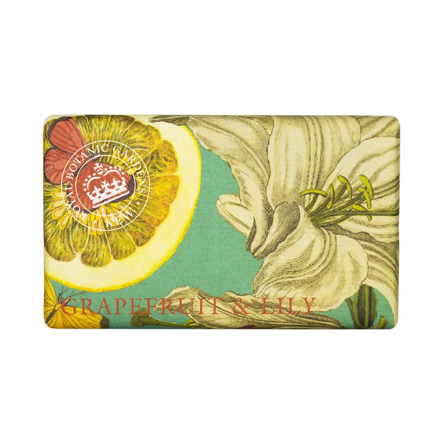 The English Soap Company Royal Botanic Gardens Kew Grapefruit & Lily Soap (240g)