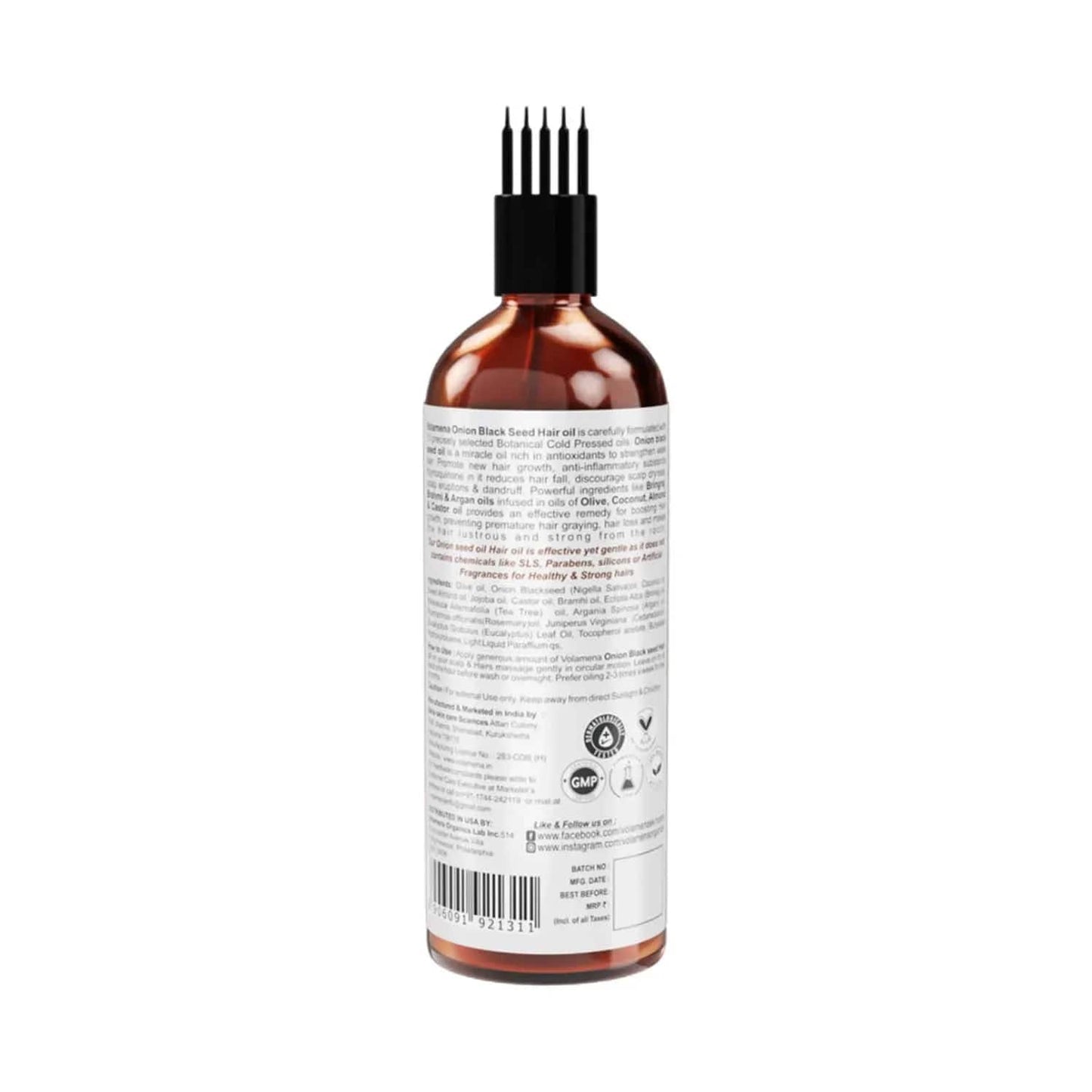 Volamena Onion Black Seed Hair Oil (200ml)