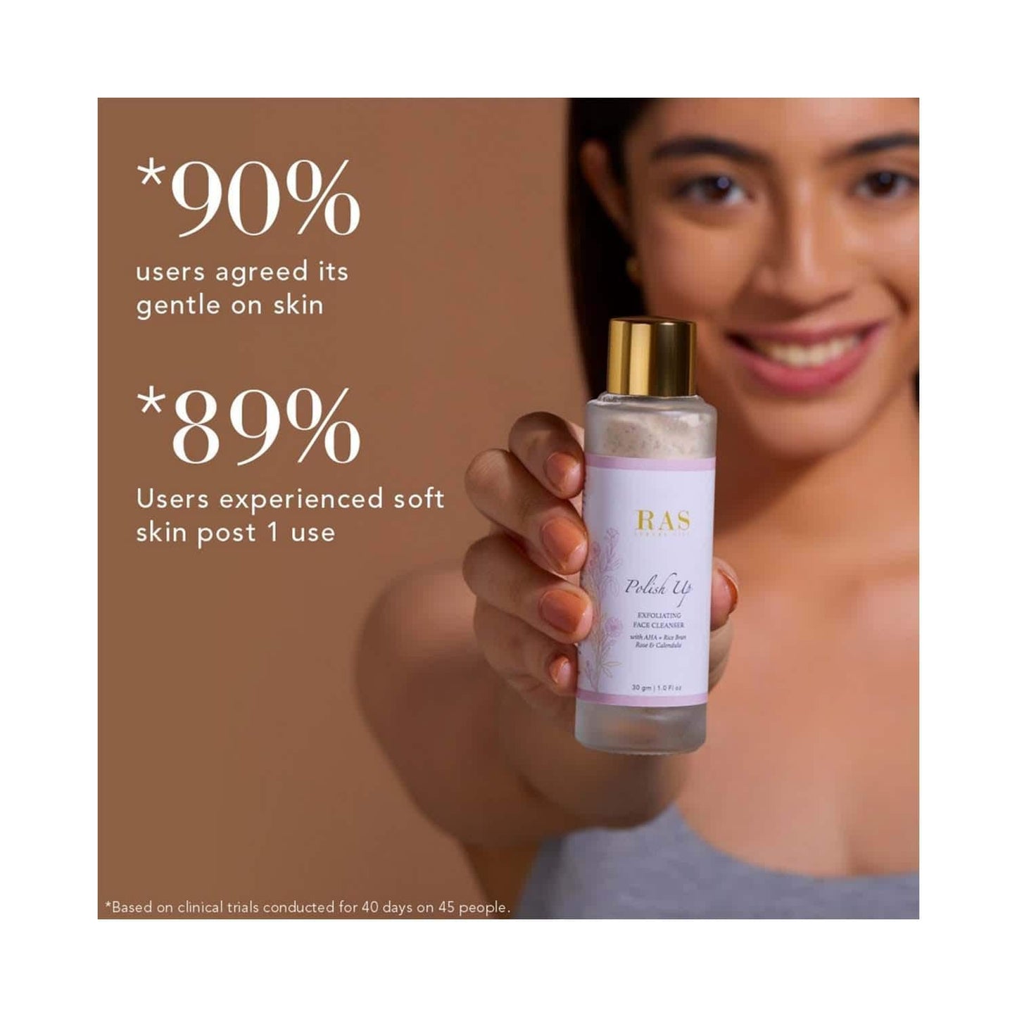 Ras Luxury Skincare Polish Up Brightening and Exfoliating Face Wash Cleanser (30 g)