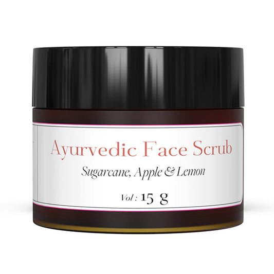 Sadhev Ayurvedic Face Scrub with Sugarcane, Apple, and Lemon (15 g)