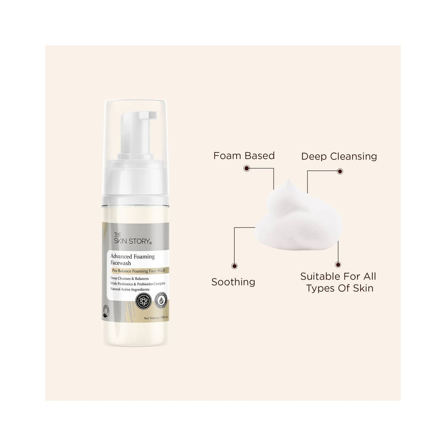 The Skin Story Advanced Foaming Facewash (100ml)