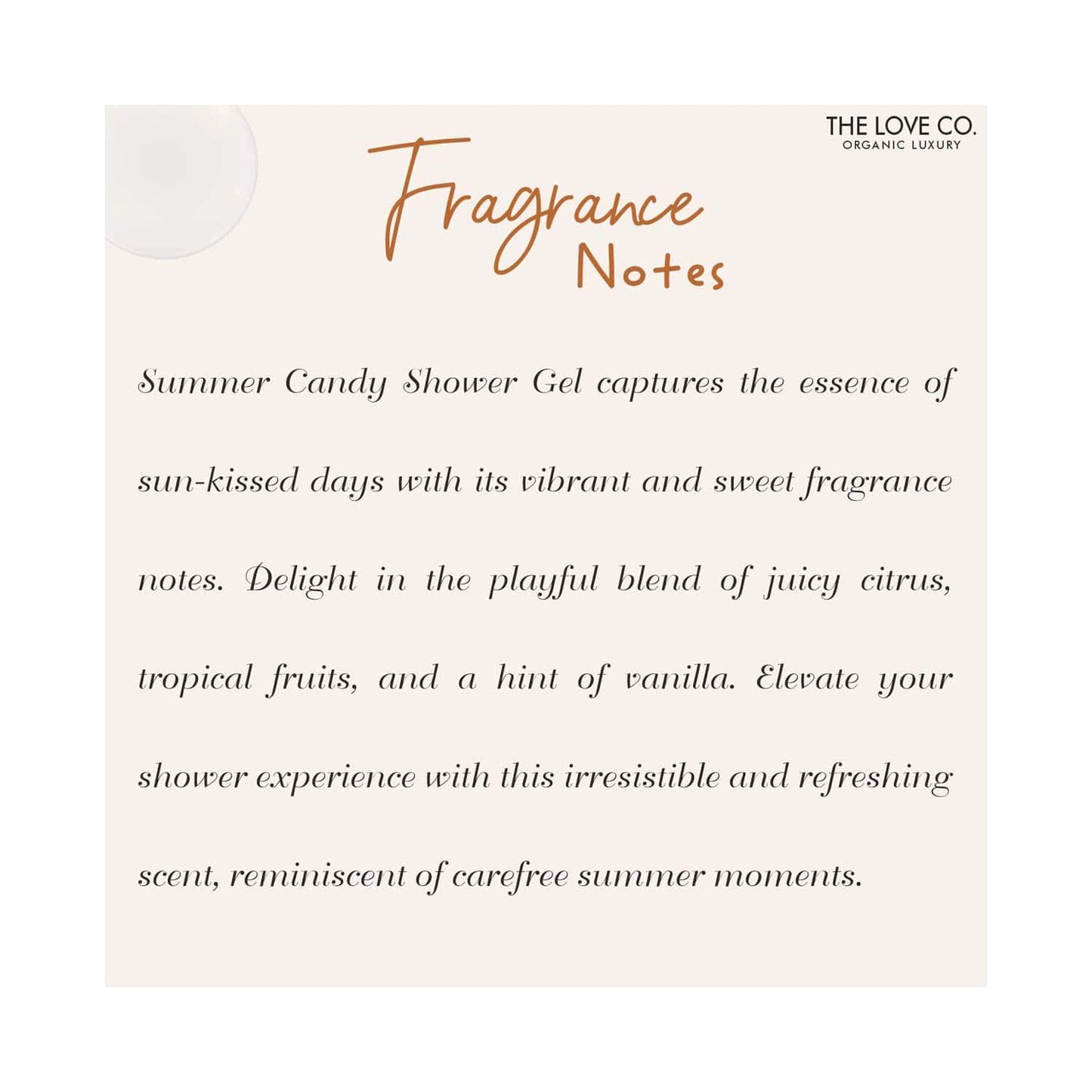 THE LOVE CO. Summer Candy Shower Gel (250ml)