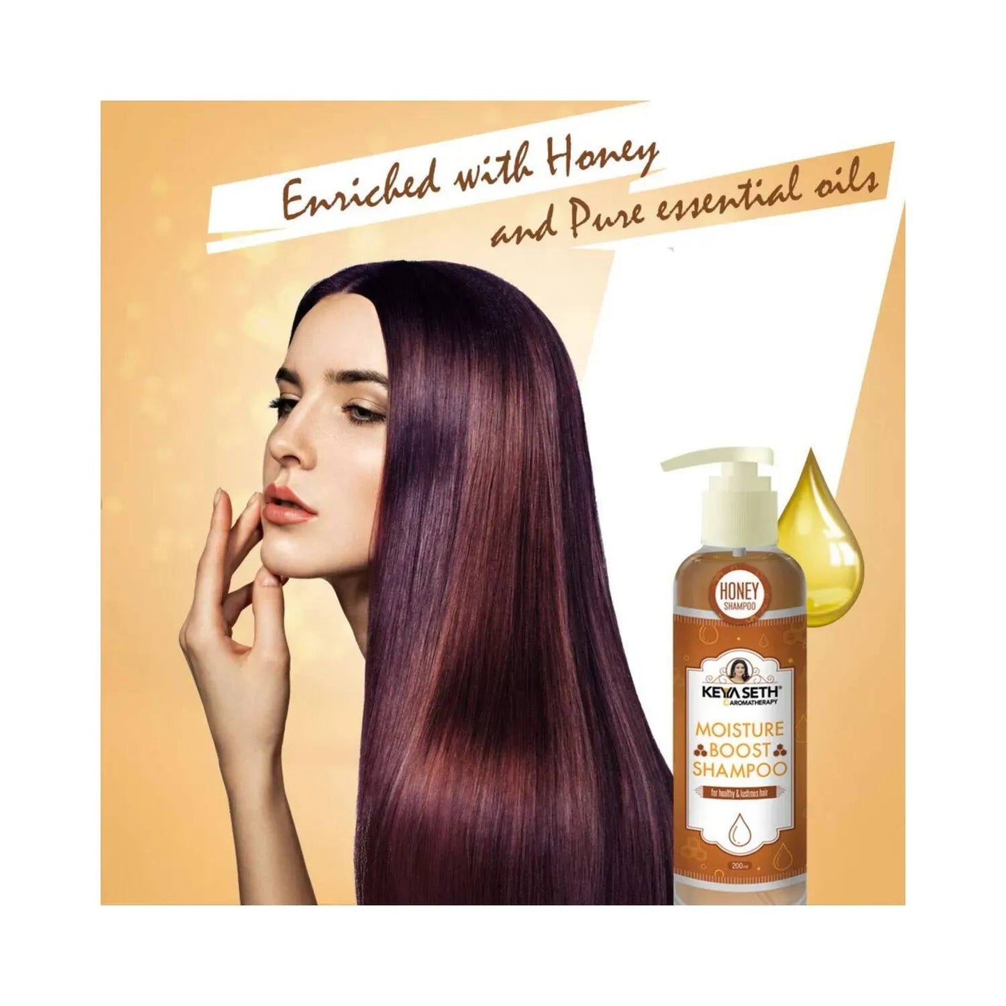 Keya Seth Aromatherapy Moisture Boost Shampoo (200ml)