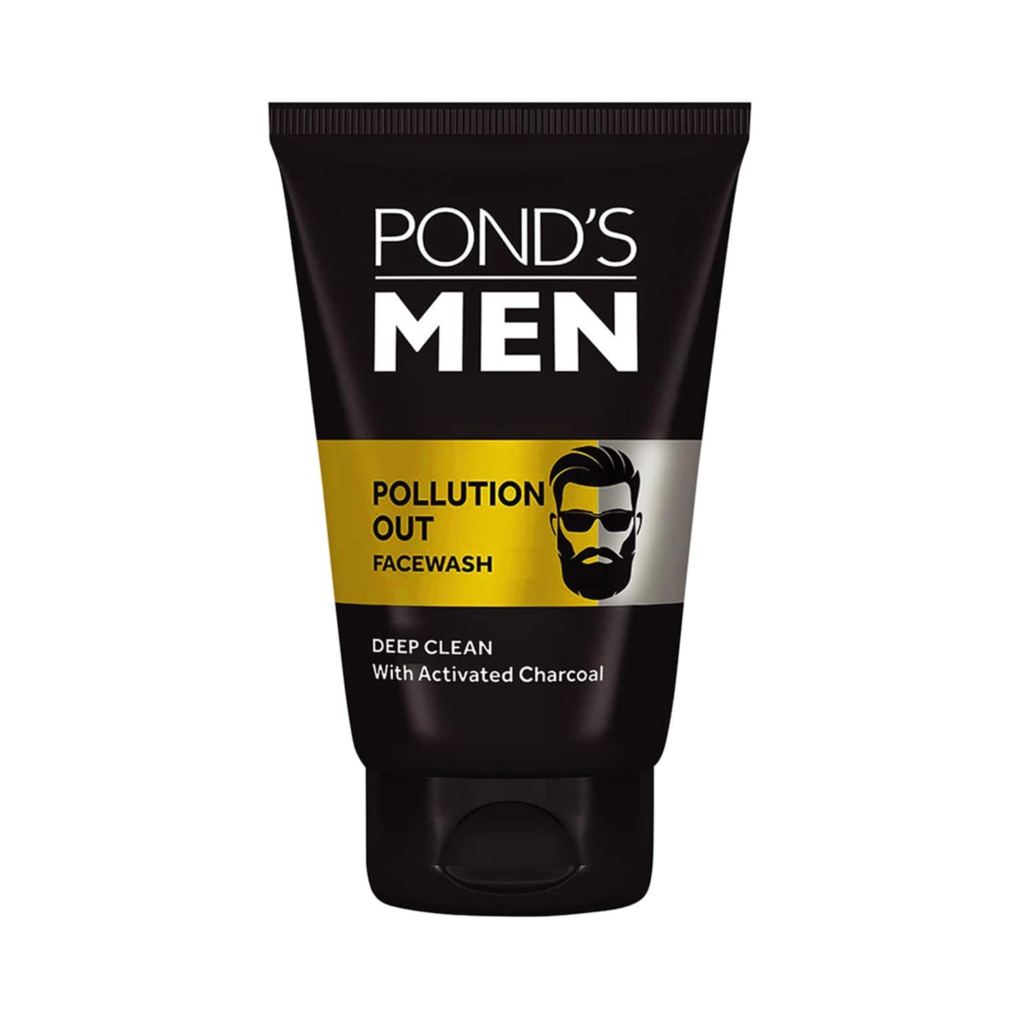 Pond's Men Pollution Out Activated Charcoal Deep Clean Facewash - (100g)