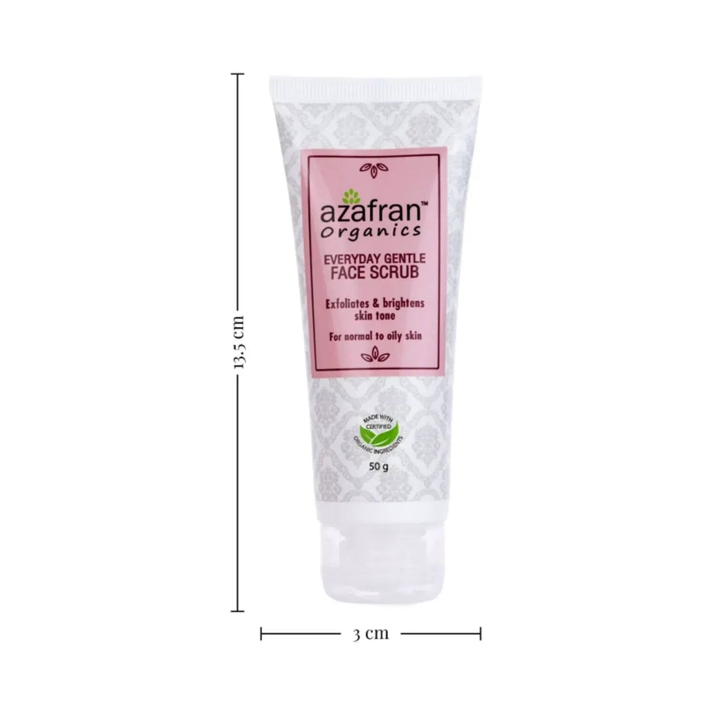 Azafran Organics Everyday Gentle Face Scrub (50g)