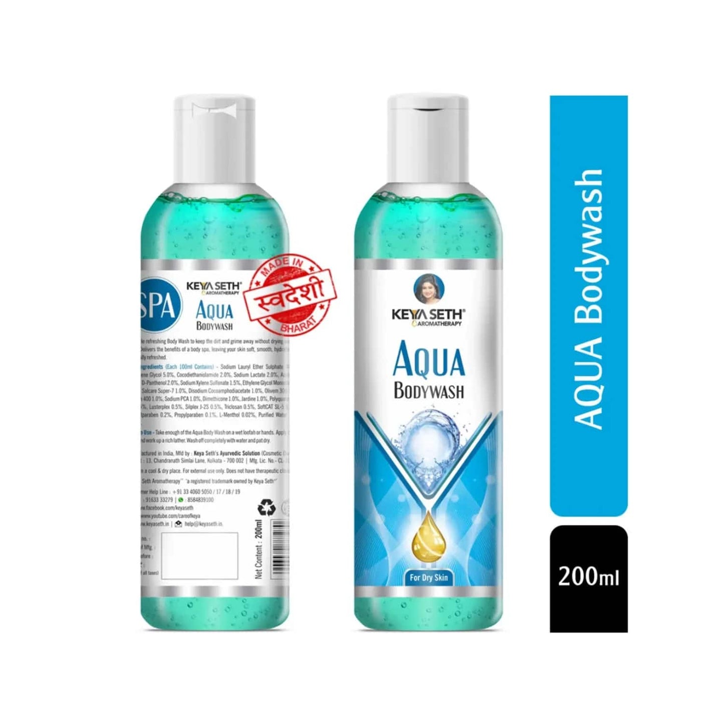 Keya Seth Aromatherapy Aqua Body Wash (200ml)