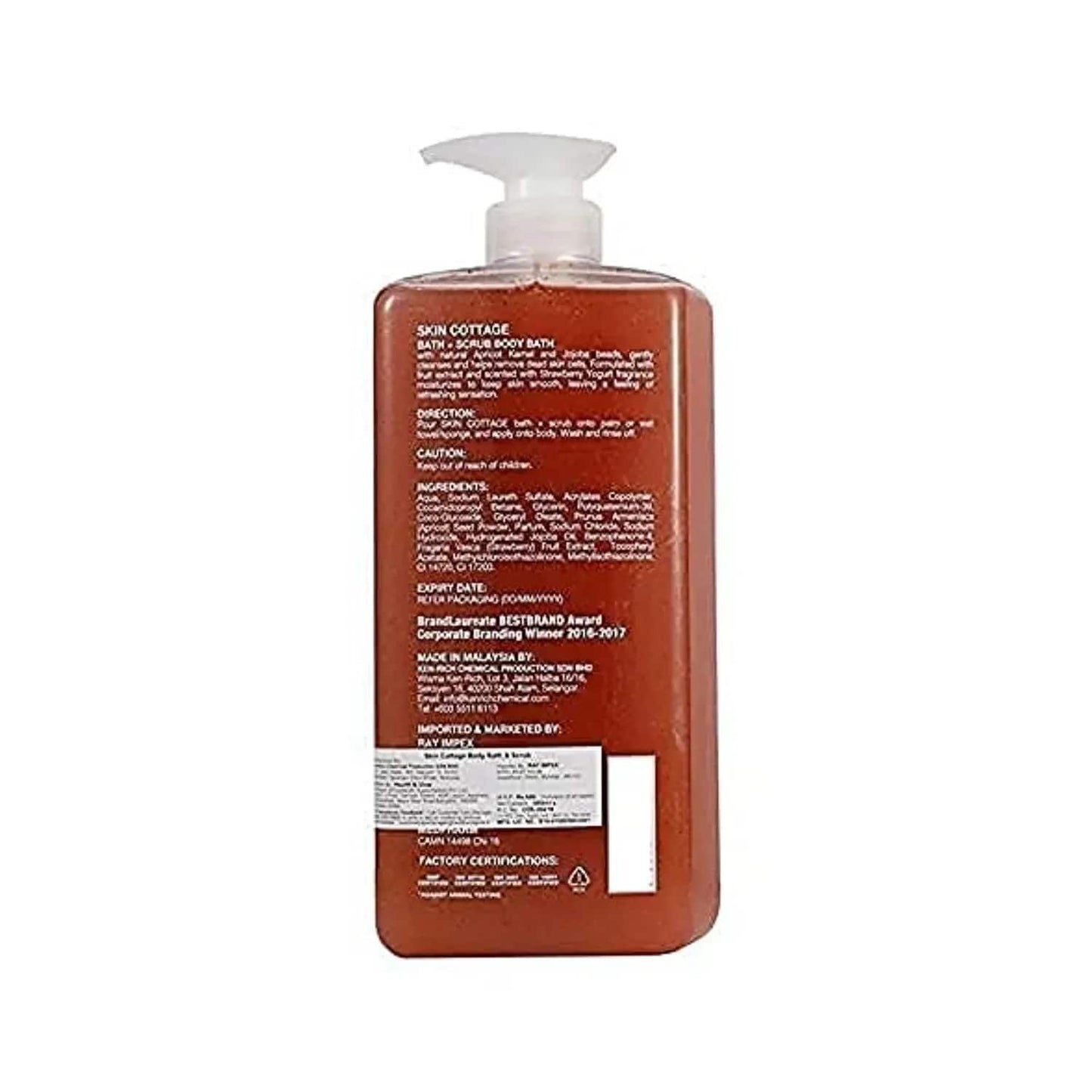 SKIN COTTAGE Floral Fusion Essence Body Bath + Scrub (1000ml)