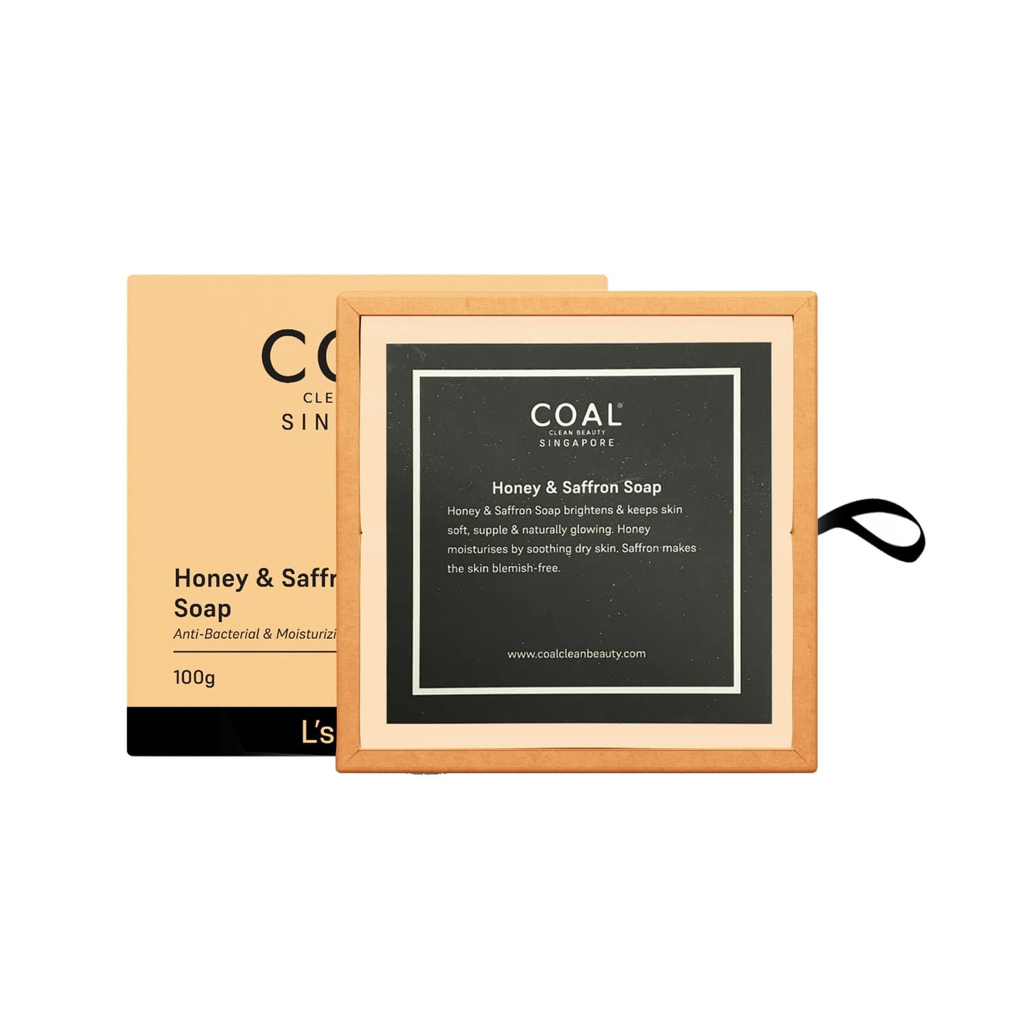 COAL CLEAN BEAUTY Honey & Saffron Soap (100g)