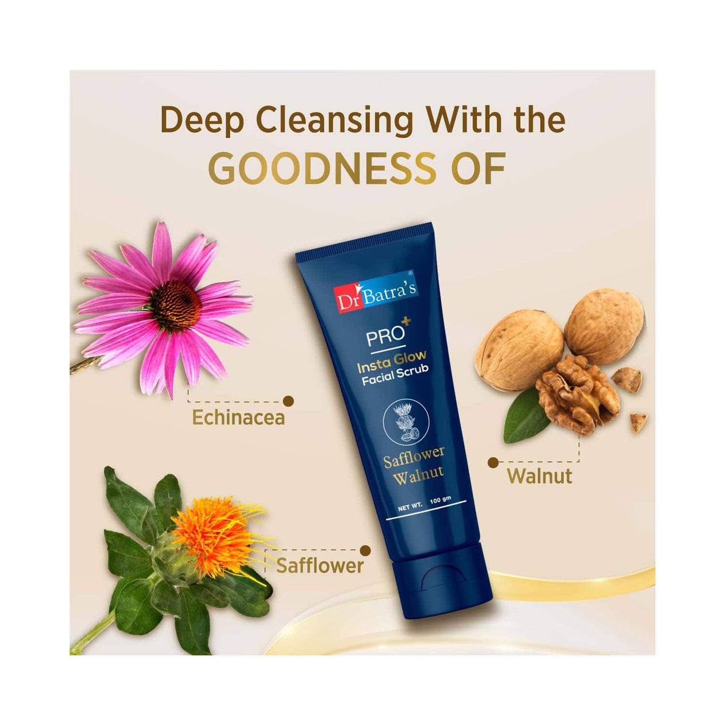 Dr Batra's Pro Insta Glow Facial Scrub (100g)