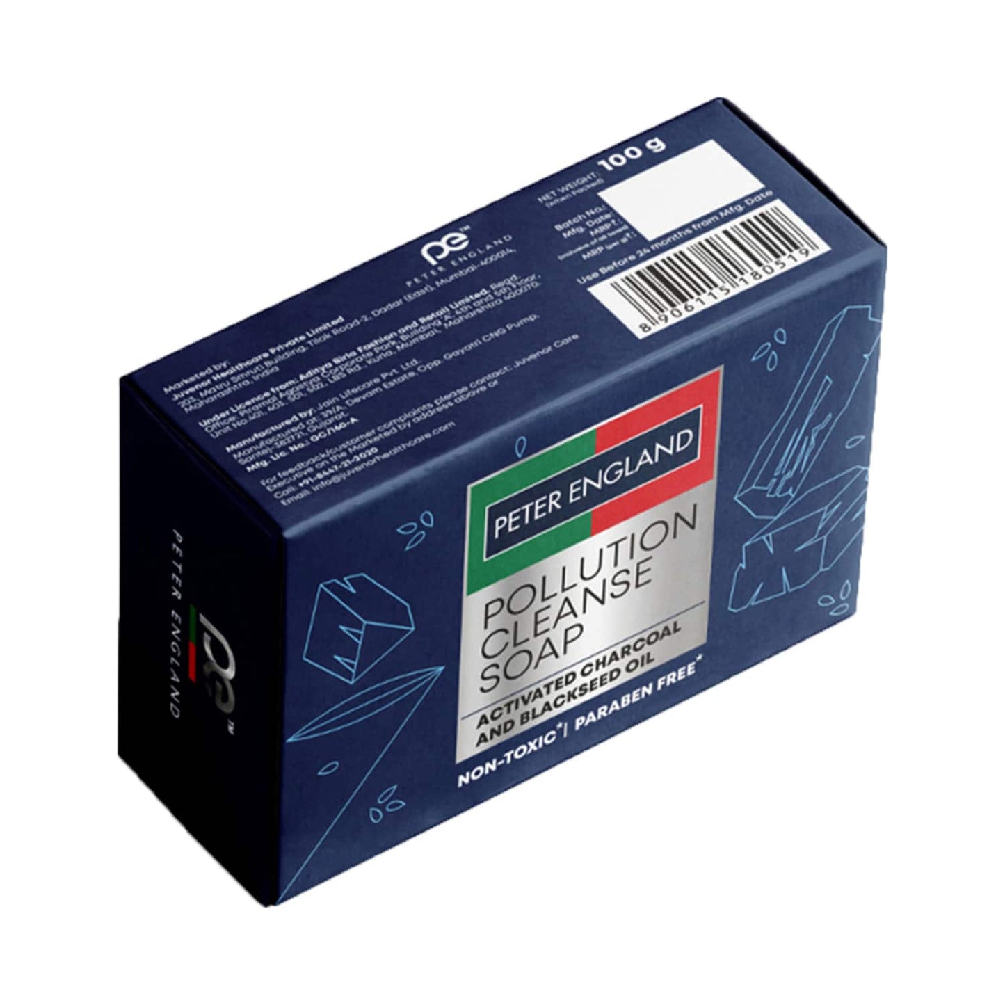 Peter England Pollution Cleanse Soap (3pcs)