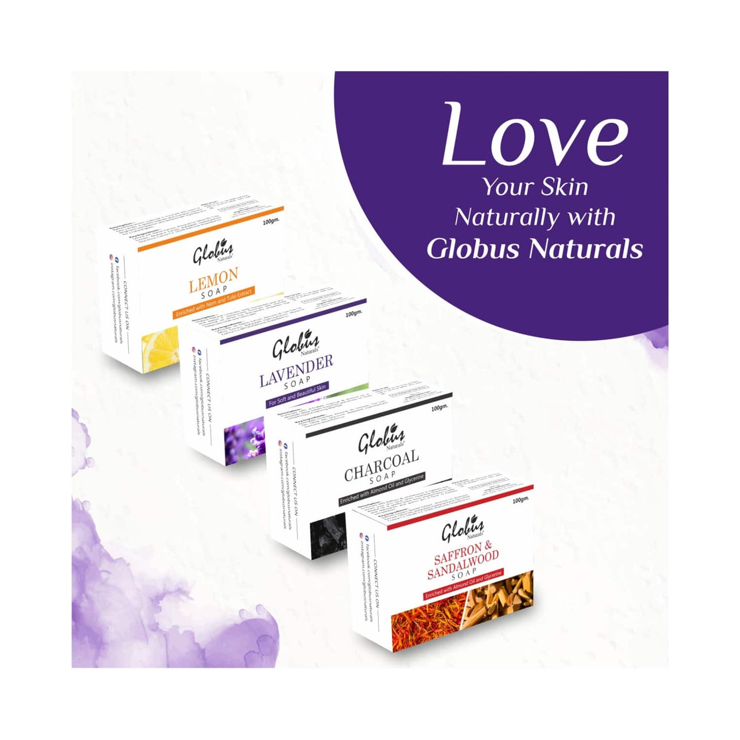 Globus Naturals Lavender Soap (100g)