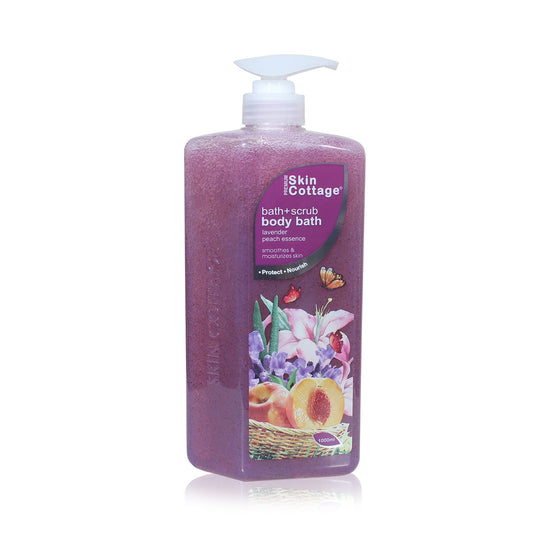 SKIN COTTAGE Lavender Peach Body Bath + Scrub (1000ml)