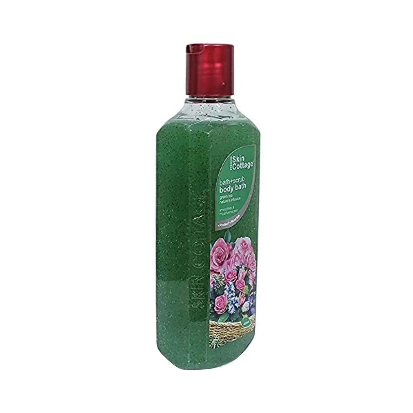 SKIN COTTAGE Green Tea Natures Infusion Body Bath + Scrub (400ml)